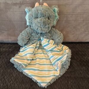 Plush Dragon Lovey Blanket by Ebba